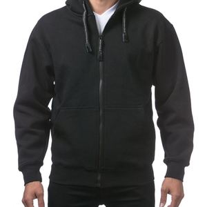 Sweat à capuche épais pour homme, de haute qualité, personnalisé, pour l'hiver, avec fermeture éclair sur le devant et deux poches avant - Product Image 6