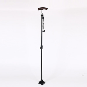 Nuevo soporte de trípode, ala de pollo, madera, material de soldadura de carbono, caña <span class=keywords><strong>extensible</strong></span> para caminar, bastón de senderismo, palo de autodefensa - Product Image 2