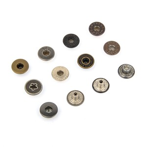 Brass zinc alloy rivet <b>button</b> 20mm engraved denim <b>button</b> Custom logo jeans <b>button</b> Metal <b>cover</b> <b>button</b> for jacket - Product Image 2
