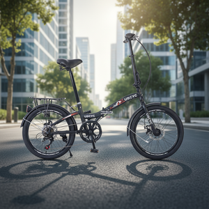 Vélo pliant en aluminium de haute qualité, 20 pouces, 21 vitesses, cadre entièrement amorti, vélo de route pour femmes adultes CH-1021 21 vitesses - Product Image 3
