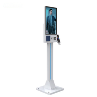 Kiosque numérique de commande automatique de 23,6 pouces, écran tactile LCD sur pied, machine de paiement, kiosque publicitaire, écran LCD