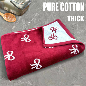 Telo da bagno all'ingrosso di alta qualità in puro cotone jacquard super morbido e delicato modelli personalizzati con <span class=keywords><strong>colori</strong></span> opposti - Product Image 2