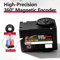 Servomoteur à force constante 12V 14,2 kg.cm TTL sans noyau avec encodeur magnétique 360° pour robot bipède Microduck, articulation de doigt et main robotique déextérieure