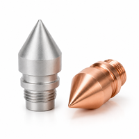 Broches coniques filetées de précision usinées CNC OEM en acier inoxydable, laiton, aluminium – Pièces de fixation personnalisées
