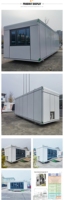 Portable écologique préfabriqué petite maison rapide-construit espace Capsule camping-car usage domestique hôtels magasins fait acier conteneur matériel