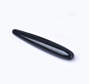 Top Quality Polido Varinha Natural 180x30 Preto Obsidian Cristal Massagem Vara - Product Image 1