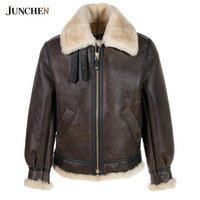 Blouson Bomber en Cuir Slim pour Homme, Style Urbain, Hiver, Grande Taille, Respirant, Col Montant, Fermeture Éclair