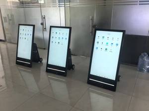 Màn hình ngoài trời sử dụng pin sạc 55inch máy quảng cáo di động tầng thường vụ hiển thị kỹ thuật số Bảng hiển thị kỹ thuật số - Product Image 5