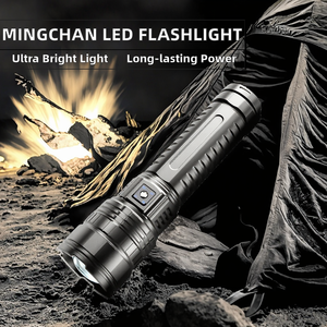 Linterna Táctica COB con Luz LED de 50W, 36000 Lúmenes, 5 Modos, USB Tipo-C, Resistente al Agua IP55, con Zoom y Regulable, para Camping y Actividades al Aire Libre - Product Image 2