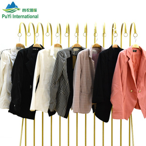 Hermoso abrigo de primavera para mujer, chaqueta <span class=keywords><strong>Inter</strong></span> Letterman para mujer, ropa de segunda mano, ropa usada - Product Image 2
