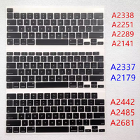 Pour Apple Mac MacBook Pro 16 pouces, touches russes RU, clavier A2141 A2485, version RU US AR TR UK BR, ordinateur portable, ordinateur portable, touches de clavier
