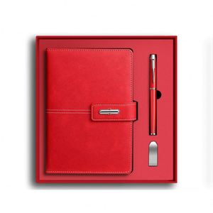 Coffret Cadeau Luxe Personnalisable pour Journal d'Affaires : Carnet A5 avec Stylo et Clé USB, Ensemble Cadeau Personnalisé avec Logo - Product Image 4