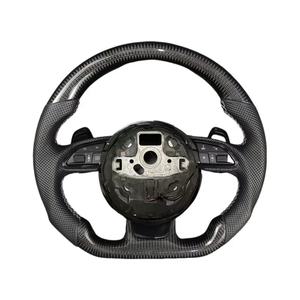 Volant en Fiber de carbone de haute qualité pour <span class=keywords><strong>Audi</strong></span> A3 A4 A5 A6 A7 Q3 <span class=keywords><strong>Q4</strong></span> Q5 Q7 RS3 RS4 RS5 RS6 RS7 S3 S4 S5 Volant de voiture - Product Image 2