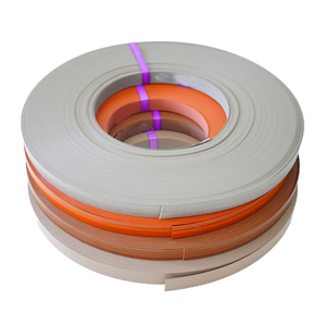 Cinta de bandas de borde de PVC para muebles <span class=keywords><strong>blancos</strong></span> de 22MM, <span class=keywords><strong>Cantos</strong></span> de PVC, cinta de bandas de borde de PVC de alta calidad para armario de cocina de tablero MDF - Product Image 1