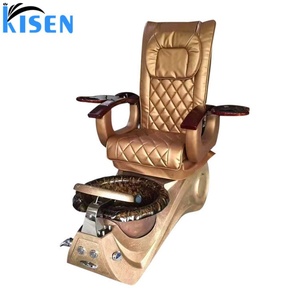 เก้าอี้ทำเล็บเท้าสีทอง ดูไบ เก้าอี้ทำเล็บเท้าสำหรับร้านทำเล็บ - Product Image 1