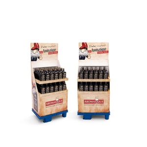 High Quality Cardboard <b>Display</b> Stand Retail Floor <b>Display</b> Stand Customized <b>Beer</b>/Wine/Water/Bottle <b>Display</b> <b>Rack</b> - Product Image 3