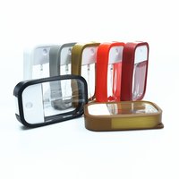 Flacon vaporisateur de parfum de poche en plastique PETG de 38 ml, 45 ml, 50 ml avec étui en silicone et cordon de suspension