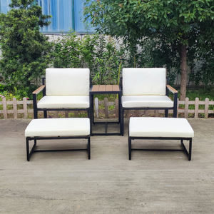 YASN 5 pz metallo balcone Set di mobili <span class=keywords><strong>da</strong></span> <span class=keywords><strong>giardino</strong></span> divano con tavolino per cortile <span class=keywords><strong>in</strong></span> <span class=keywords><strong>ferro</strong></span> Patio angolo divano Set mobili - Product Image 6