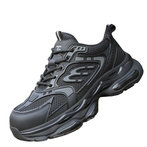 Custom Logo High Quality <b>Men</b> Black Anti-smash Stab Labor <b>Shoes</b> Breathable Mesh+KPU Upper Industrial Safety <b>Work</b> <b>Shoes</b> <b>Men</b> OEM - Product Image 1