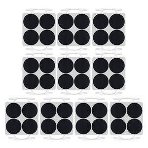 แผ่นอิเล็กโทรดบำบัด ขนาดเส้นผ่านศูนย์กลาง 50 มม. ผลิตจากผ้าไม่ถักทอ แผ่นนวด 40 ชิ้นต่อแพ็ค แผ่นแปะร่างกายแบบพกพาสะดวก - Product Image 2