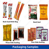 Machine d'emballage automatique de petites sachets pour sauce chutney, sauce taco, pâte de piment et sauce de trempage