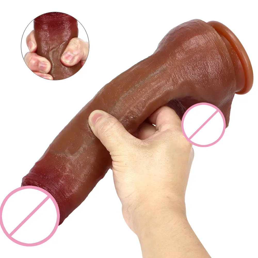 Grande dildo masturbatore sesso manuale pene falso pene speciale palla di carne pallina falso pene sex toy