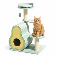 Maison à gratter pour chat en sisal et peluche courte, vente en gros