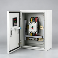 Boîtier de commande industriel KYUN QCX5 pour ventilateur d'extraction de fumée, moteur, pompe à eau, double alimentation, distribution triphasée