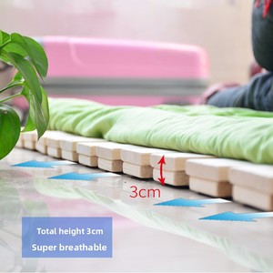 <strong>Pine</strong> Folding Hard <strong>Bed</strong> Board Customizable 1.8m Moisture-Proof Solid Wood Slatted Frame Tatami Breathable <strong>Bed</strong> Frame C001 Jiangsu - Product Image 2