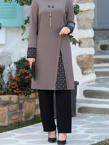 Nouvel Ensemble Deux Pièces Arabe Musulman Abaya pour Femmes Moyen-Orient Dubai, Vêtement Asiatique du Sud-Est Tendance 2024 - Product Image 2