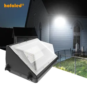 30W 40W 50W 60W 80W 100W AC 100-277V LED Wall Pack Flood Light IP65 Waterproof Outdoor Wall Lamp