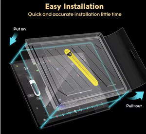 Film de protection en acier pour écran avant et arrière pour Tesla Model 3/Y Finition mate / Film en verre trempé haute définition - Product Image 4