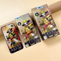Protection d'écran en verre trempé OEM ODM ESD à couverture intégrale pour iPhone 15 14 18 17 ProMax – Film protecteur en verre trempé haute teneur en aluminium