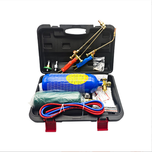 Kit de chalumeau de soudage et de découpe à oxygène portable AC 2L 4L avec tuyau et régulateur pour l'installation et la réparation de systèmes CVC et de climatisation - Product Image 1