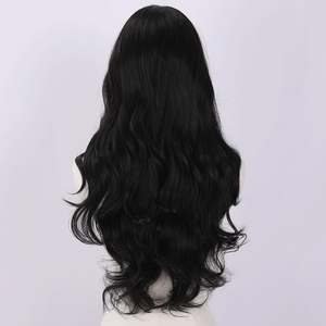 Peluca <span class=keywords><strong>de</strong></span> Encaje Frontal Negra Ondulada <span class=keywords><strong>de</strong></span> 28 Pulgadas, 13*5, 60 Nudos, Estilo <span class=keywords><strong>de</strong></span> <span class=keywords><strong>Cabello</strong></span> Elegante, Modelo SM9402B, Éxito <span class=keywords><strong>de</strong></span> Ventas <span class=keywords><strong>en</strong></span> el Mercado Estadounidense 2026 - Product Image 2