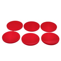 Set Chip Poker Plastik Akrilik Tanah Liat Kasino Berkualitas Tinggi Pabrik, Warna Merah, Murah, dengan Set Profesional untuk Permainan Kasino Rumahan