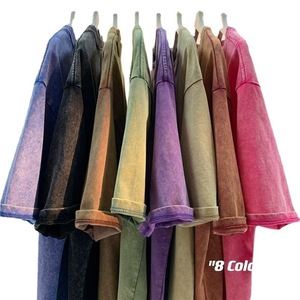 เสื้อยืดวินเทจฟอกสีพิมพ์ลาย DTG เสื้อยืดกราฟิกขนาดใหญ่พิมพ์ลาย - Product Image 1