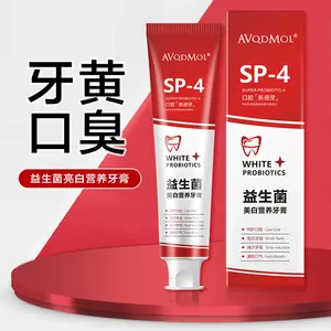 Promotion SP-4 Shark Probiotic Enzyme Toothpaste for Oral Freshness and Sensitive Teeth Stains Removal and Brightening