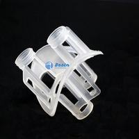 Anneaux Raschig de type couronne en plastique PP PE CPVC Heilex de 50/76/100 mm pour tours de distillation, moulage par soufflage et découpe par injection