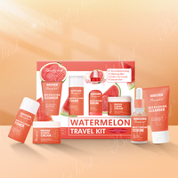 Tonique coréen pour la peau, minimiseur de pores, exfoliant facial pour une peau éclatante, sérum hydratant, ensemble de soins de la peau avec fleur de rose