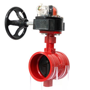Convient pour les pipelines chimiques, les pipelines de gaz, les dépôts de pétrole, les vannes papillon à turbine rainurées antidéflagrantes pour gaz, <span class=keywords><strong>signal</strong></span> d'incendie - Product Image 4