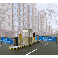 ACS AUTO système de porte de barrière de reconnaissance de plaque d'immatriculation de moteur à courant continu application de stationnement extérieur pour les centres commerciaux zones résidentielles