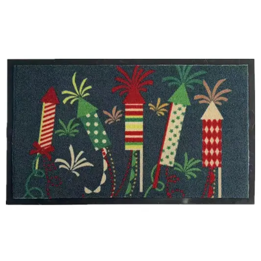 DONGWO Holiday Carpet Merry Christmas Vacation Carpet Christmas Doormat