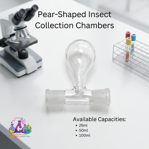 Cámara de observación de insectos transparente en forma de pera, contenedor de colección para investigación de laboratorio de entomología - Product Image 2