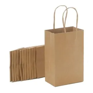 Bolsa de Papel Kraft para Regalos, Impresión a Color, Embalaje de Alimentos para Llevar - Product Image 4