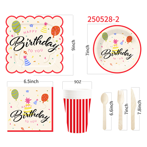 Assiettes en papier ondulées jetables DAMAI, écologiques, sans danger pour les aliments, pour fêtes et événements - Product Image 6