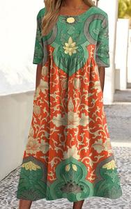 Yc169 personalizado de talla grande de verano <span class=keywords><strong>para</strong></span> mujer Long Island vestido Hawaiano 5xl chica fuera del hombro vestidos <span class=keywords><strong>Hawaianos</strong></span> <span class=keywords><strong>para</strong></span> mujer - Product Image 2