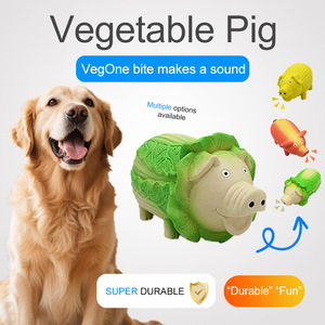 ของเล่นที่ทำจากยางสำหรับกัดแทะรูปหมูข้าวโพดหัวกระหล่ำปลี - Product Image 2