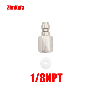 8mm CO2 Quick Connect Stainless Steel Air <b>Charging</b> Hose Release Coupler Male <b>Plug</b> 1/8"NPT/1/8"BSPP/M10*1.0 OEM Customizable - Product Image 5
