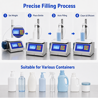 Machine de remplissage automatique de liquides en acier inoxydable, petite échelle, pour shampoing et huile
